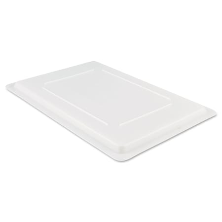Rubbermaid Commercial Food/Tote Box Lids, 26w x 18d, White FG350200WHT